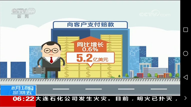 央視新聞?lì)l道：上半年出口信保承保額超2500億美元 